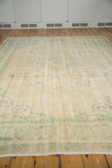 7x9.5 Vintage Distressed Oushak Carpet // ONH Item 8027 Image 10