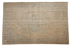 6x9.5 Vintage Distressed Oushak Carpet // ONH Item 8028