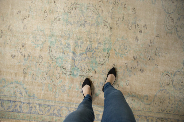 6x9.5 Vintage Distressed Oushak Carpet // ONH Item 8028 Image 1