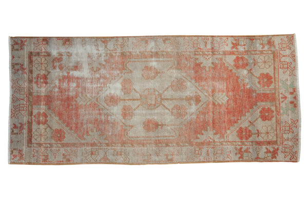 2.5x5 Vintage Distressed Oushak Rug Runner // ONH Item 8032