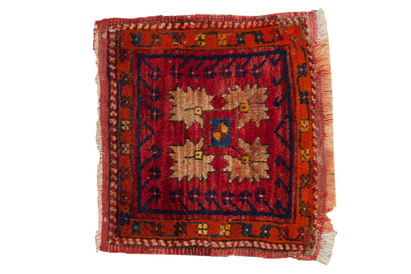 1x1.5 Vintage Bagface Oushak Square Rug Mat // ONH Item 8050
