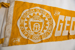 Vintage Georgia Tech Felt Flag // ONH Item 8051 Image 1