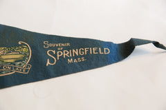 Vintage Springfield Massachusetts Felt Flag // ONH Item 8066 Image 2