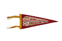 Vintage Freedom Train Felt Flag // ONH Item 8069