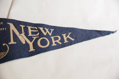 Vintage New York City Felt Flag // ONH Item 8078 Image 3