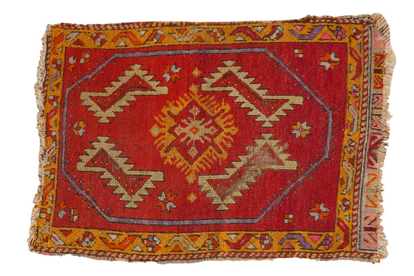 2x2.5 Vintage Oushak Square Rug Mat // ONH Item 8080
