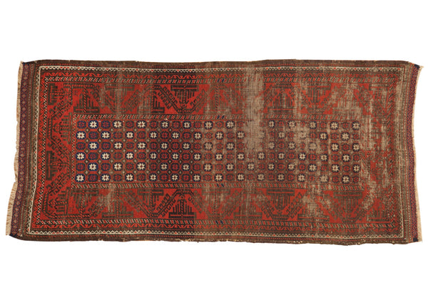 2.5x6 Antique Belouch Rug Runner // ONH Item 8085