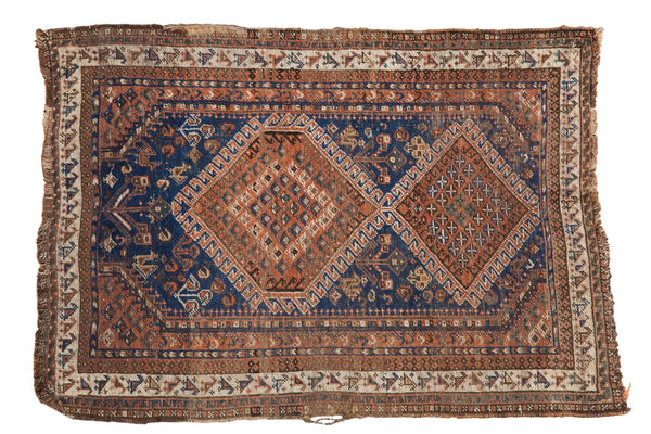 2.5x4 Antique Afshar Rug // ONH Item 8090