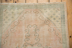 2.5x5 Vintage Distressed Oushak Rug Runner // ONH Item 8101 Image 4