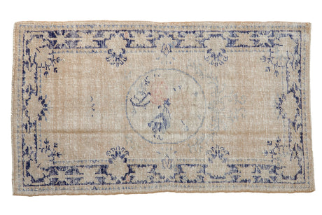 2.5x4.5 Vintage Distressed Oushak Rug // ONH Item 8104