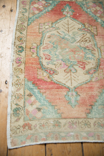 2x3 Vintage Distressed Oushak Rug Mat // ONH Item 8108 Image 4