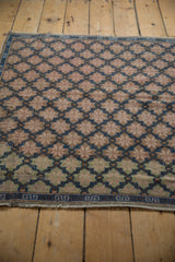 3x3.5 Vintage Distressed Oushak Square Rug // ONH Item 8114 Image 4