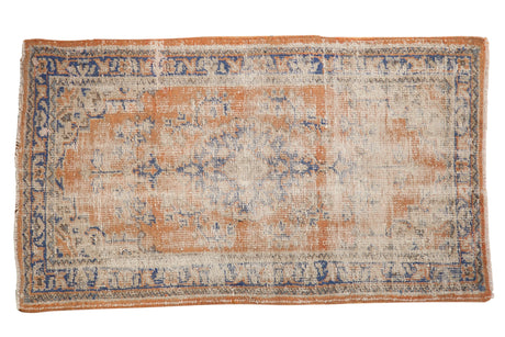 2.5x4.5 Vintage Distressed Oushak Rug // ONH Item 8117