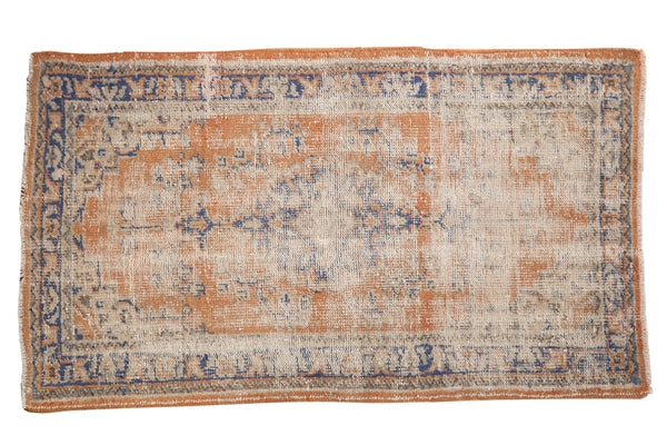 2.5x4.5 Vintage Distressed Oushak Rug // ONH Item 8117