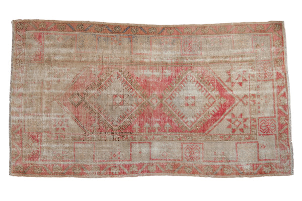 3x5.5 Vintage Distressed Oushak Rug // ONH Item 8119