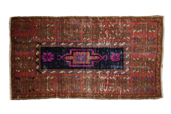 2x3.5 Vintage Distressed Oushak Rug // ONH Item 8121