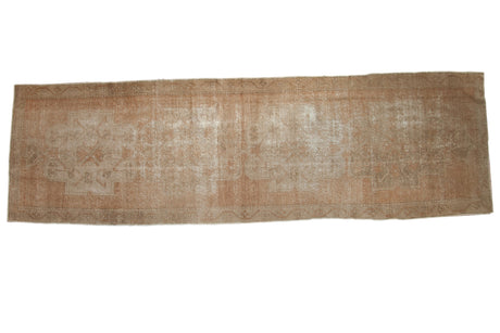 3.5x12.5 Vintage Distressed Oushak Rug Runner // ONH Item 8127