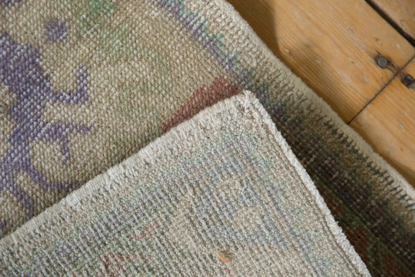 1.5x3 Vintage Distressed Oushak Rug Mat // ONH Item 8133 Image 6