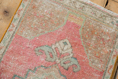 1.5x3 Vintage Distressed Oushak Rug Mat // ONH Item 8136 Image 5
