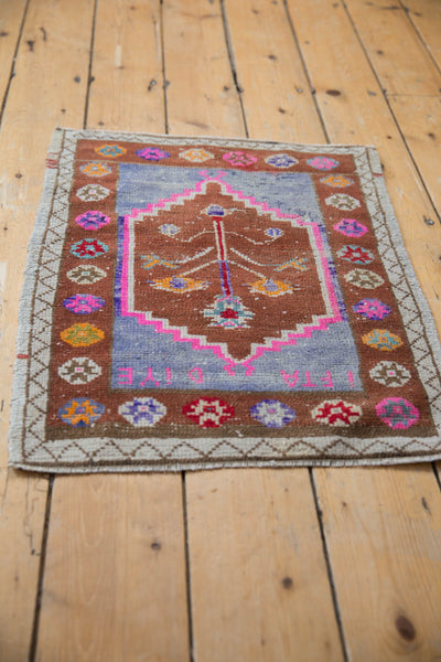 1.5x2.5 Vintage Distressed Oushak Rug Mat // ONH Item 8139 Image 2