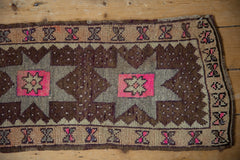 1.5x3 Vintage Distressed Oushak Rug Mat // ONH Item 8149 Image 3