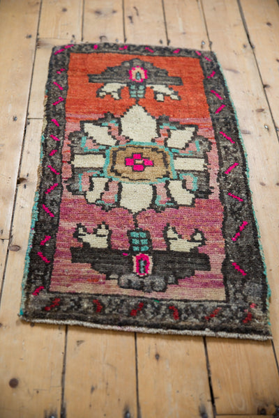 1.5x3.5 Vintage Distressed Oushak Rug Mat Runner // ONH Item 8154 Image 2