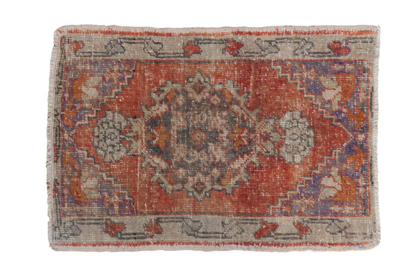 1.5x2.5 Vintage Distressed Oushak Rug Mat // ONH Item 8159