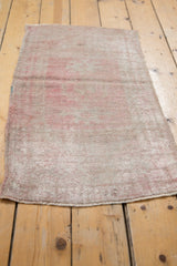 1.5x3 Vintage Distressed Oushak Rug Mat // ONH Item 8161 Image 3