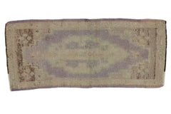 1.5x3 Vintage Distressed Oushak Rug Mat // ONH Item 8165