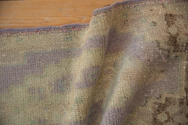 1.5x3 Vintage Distressed Oushak Rug Mat // ONH Item 8165 Image 4