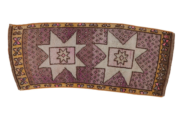 1x3 Vintage Distressed Oushak Rug Mat Runner // ONH Item 8169