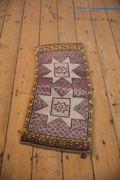 1x3 Vintage Distressed Oushak Rug Mat Runner // ONH Item 8169 Image 3