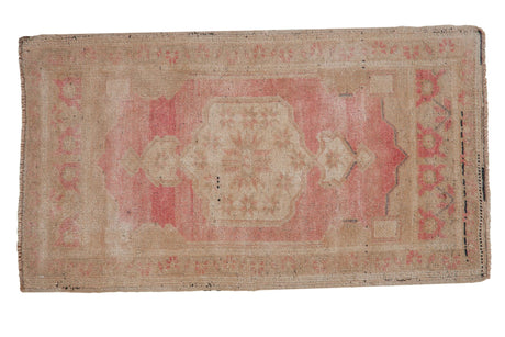 2x3 Vintage Distressed Oushak Rug Mat // ONH Item 8170