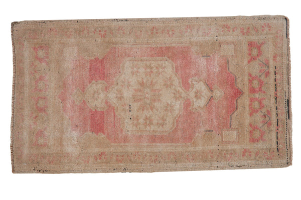 2x3 Vintage Distressed Oushak Rug Mat // ONH Item 8170