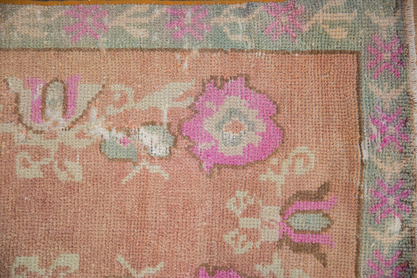 2x3.5 Vintage Distressed Oushak Rug // ONH Item 8171 Image 2