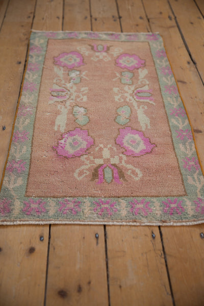 2x3.5 Vintage Distressed Oushak Rug // ONH Item 8171 Image 4