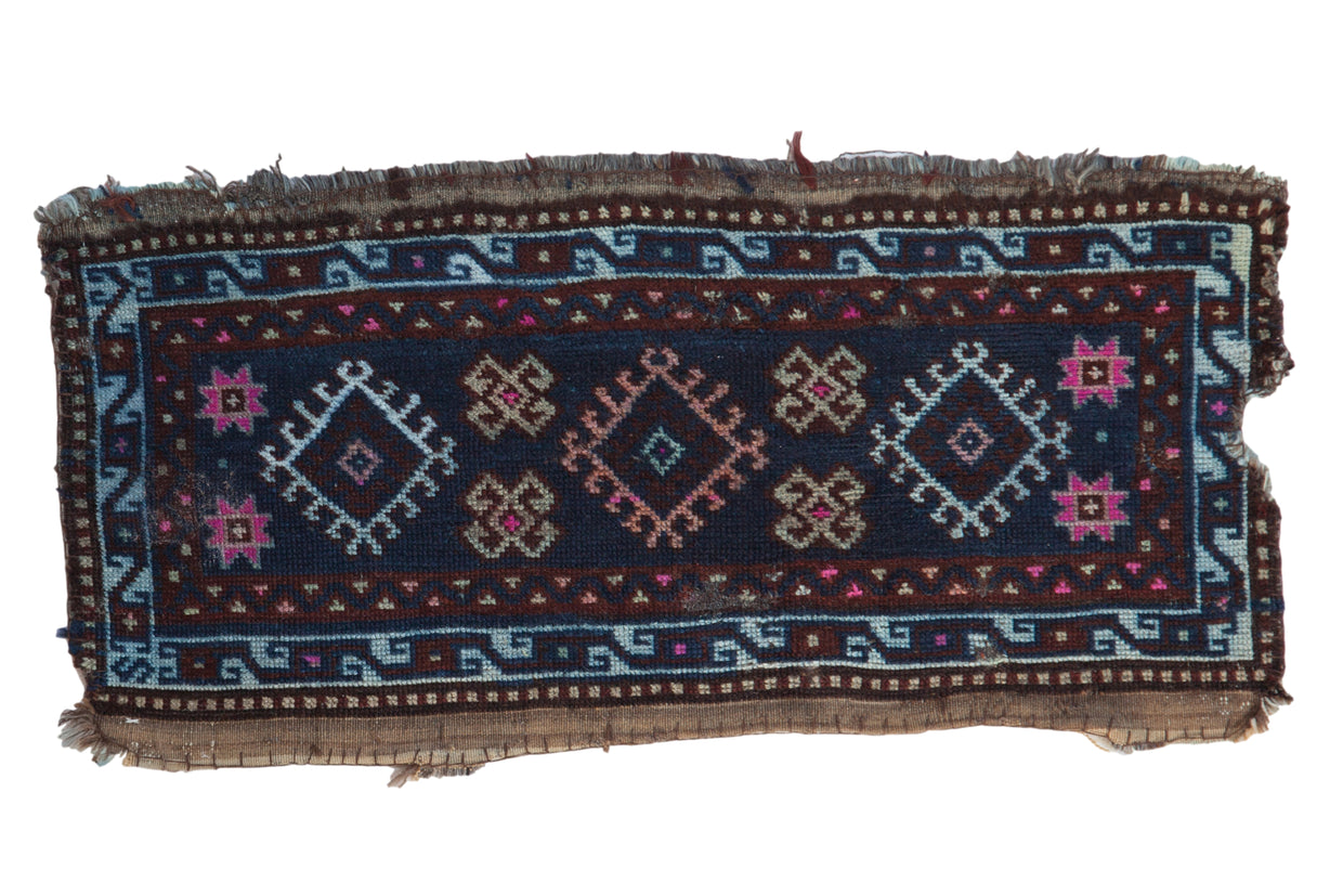 1.5x3 Vintage Mafrash Anatolian Rug Mat // ONH Item 8180