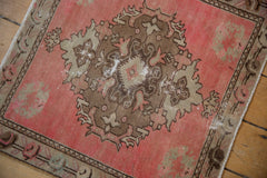2x2.5 Vintage Distressed Oushak Square Rug Mat // ONH Item 8192 Image 5