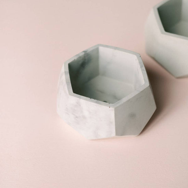 Made in USA Concrete Marble Air Plant Holder // ONH Item 8196 Image 1