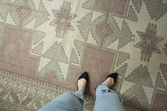 7.5x11.5 Vintage Distressed Oushak Carpet // ONH Item 8202 Image 1