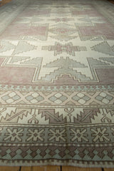 7.5x11.5 Vintage Distressed Oushak Carpet // ONH Item 8202 Image 8