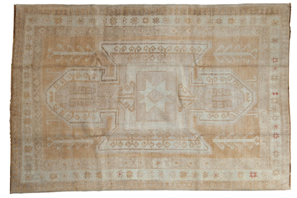 4.5x7 Vintage Distressed Oushak Rug // ONH Item 8203