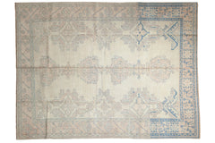 6.5x9 Vintage Distressed Oushak Carpet // ONH Item 8205