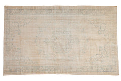 5.5x9.5 Vintage Distressed Oushak Carpet // ONH Item 8210