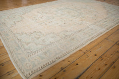 6x9.5 Vintage Distressed Oushak Carpet // ONH Item 8215 Image 2