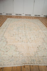 6x9.5 Vintage Distressed Oushak Carpet // ONH Item 8215 Image 4