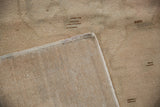 Evenly woven back and secured side cord selvage of a hand-knotted Turkish Oushak rug.
