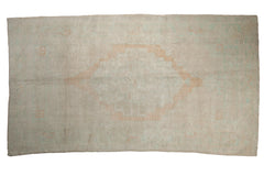 5x9.5 Vintage Distressed Oushak Carpet // ONH Item 8221