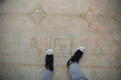 6x9 Vintage Distressed Oushak Carpet // ONH Item 8229 Image 1