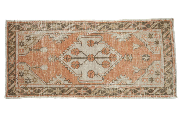 2.5x5.5 Vintage Distressed Oushak Rug Runner // ONH Item 8238